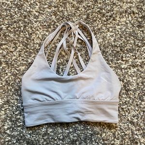 SOLD Lululemon Longline Sports Bra in Lilac